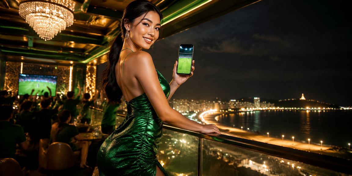 Người dùng tại Vũng Tàu chơi casino trên điện thoại ở bãi biển